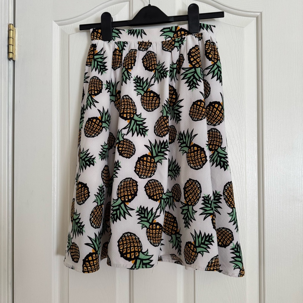 Pineapple Print Midi Skirt by Piece Goods Nordstrom